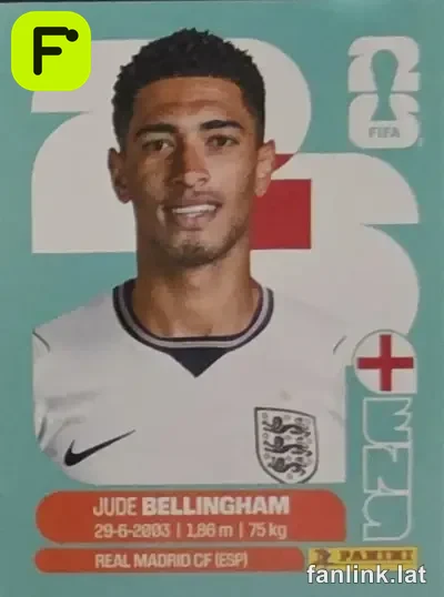 Jude Bellingham #ENG11 — Lámina Panini FIFA World Cup 2026