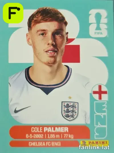 Cole Palmer #ENG12 — Lámina Panini FIFA World Cup 2026