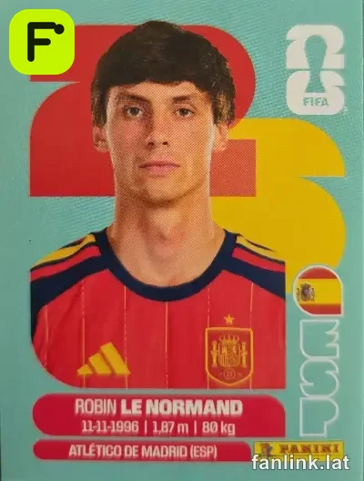 Robin Le Normand #ESP3 — Lámina Panini FIFA World Cup 2026