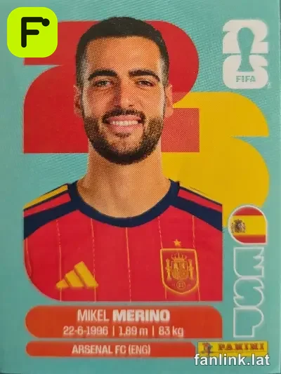 Mikel Merino #ESP14 — Lámina Panini FIFA World Cup 2026
