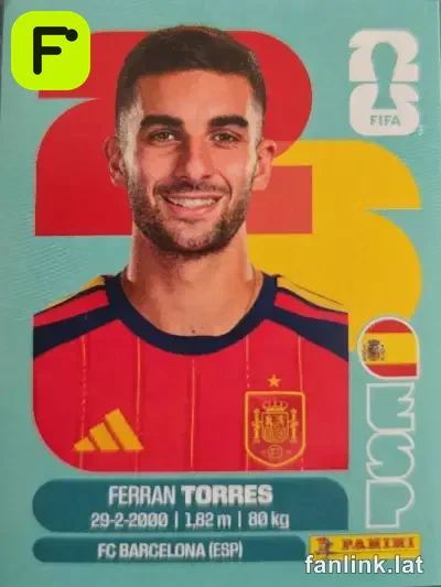 Ferran Torres #ESP18 — Lámina Panini FIFA World Cup 2026