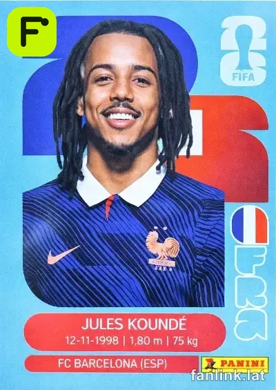 Jules Kounde #FRA5 — Lámina Panini FIFA World Cup 2026
