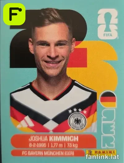 Joshua Kimmich #GER10 — Lámina Panini FIFA World Cup 2026