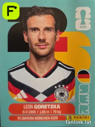 Leon Goretzka #GER14 — Lámina Panini FIFA World Cup 2026