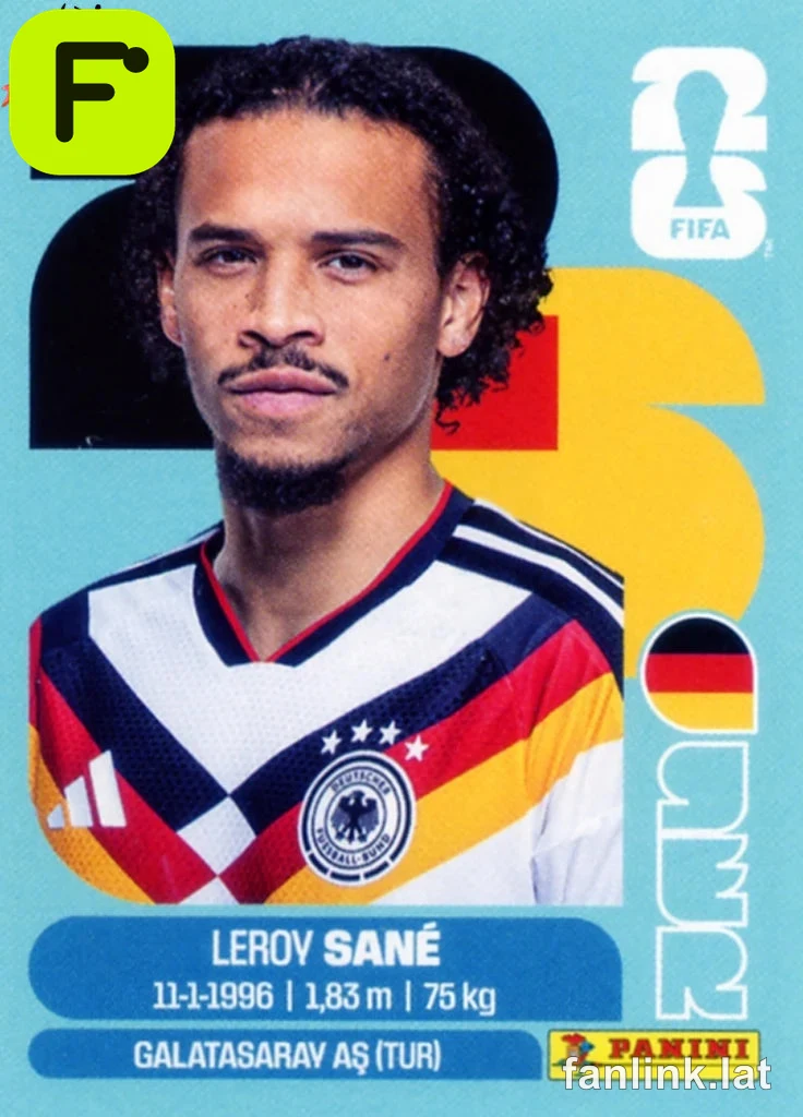 Leroy Sane #GER18 — Lámina Panini FIFA World Cup 2026