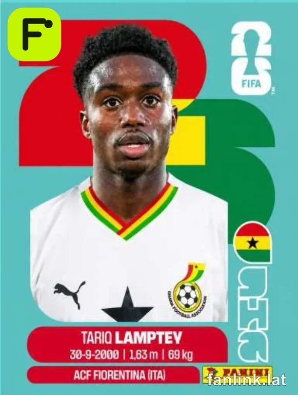 Tariq Lamptey #GHA3 — Lámina Panini FIFA World Cup 2026
