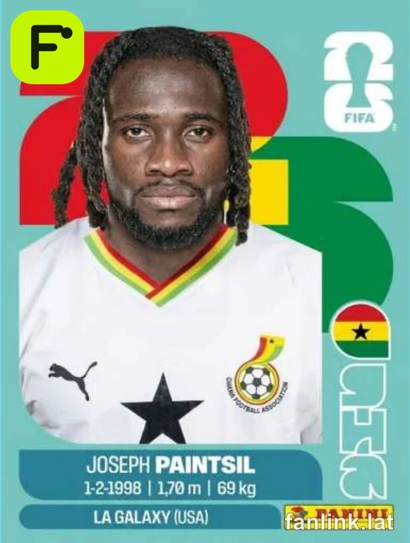 Joseph Paintsil #GHA18 — Lámina Panini FIFA World Cup 2026