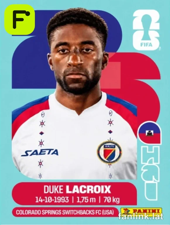 Duke Lacroix #HAI7 — Lámina Panini FIFA World Cup 2026