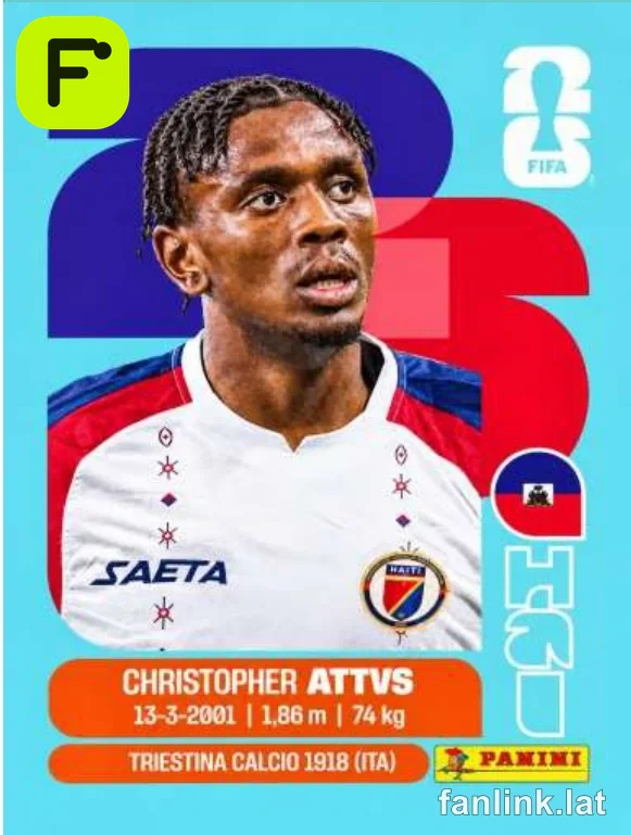 Christopher Attys #HAI14 — Lámina Panini FIFA World Cup 2026