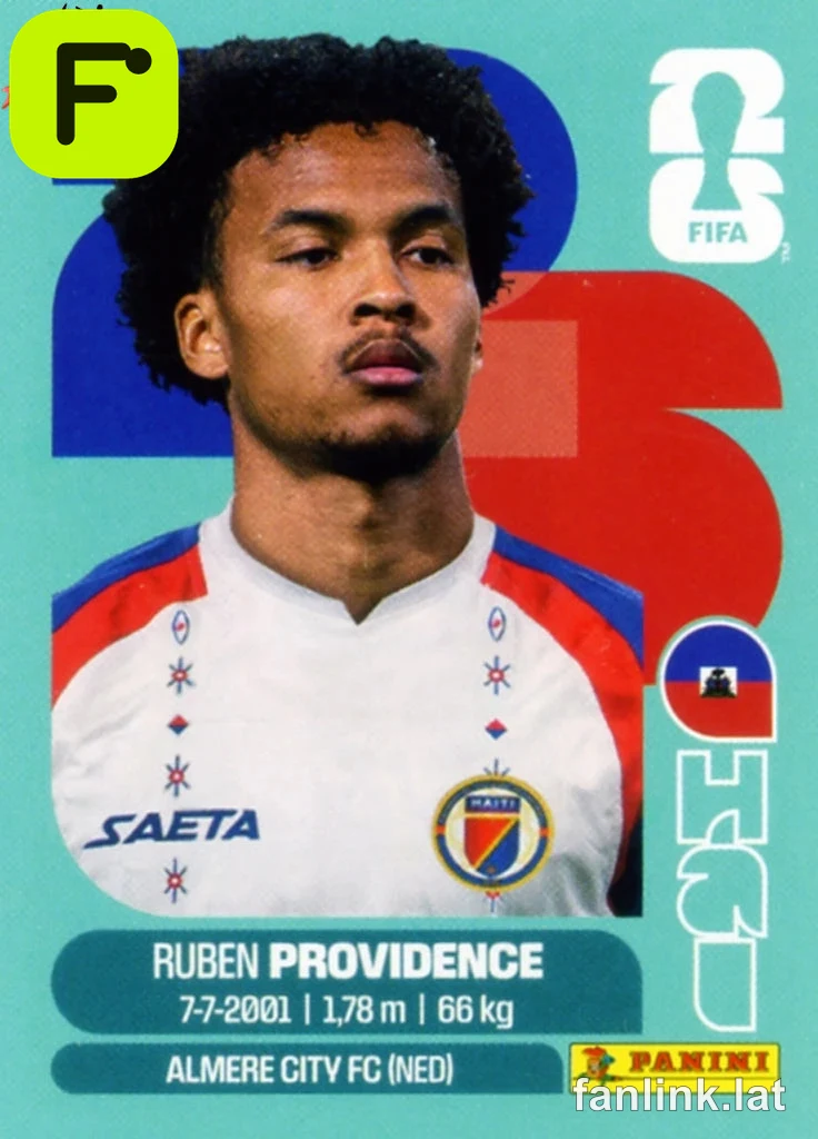 Ruben Providence #HAI17 — Lámina Panini FIFA World Cup 2026