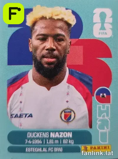 Duckens Nazon #HAI18 — Lámina Panini FIFA World Cup 2026