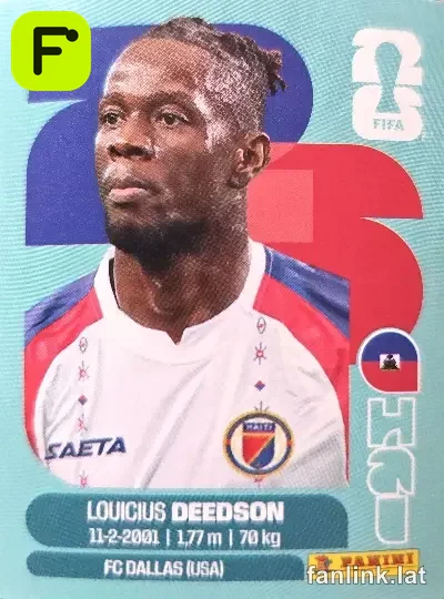 Louicius Deedson #HAI19 — Lámina Panini FIFA World Cup 2026