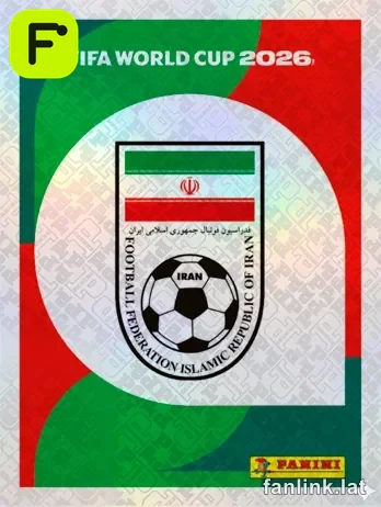 Emblem #IRN1 — Lámina Panini FIFA World Cup 2026
