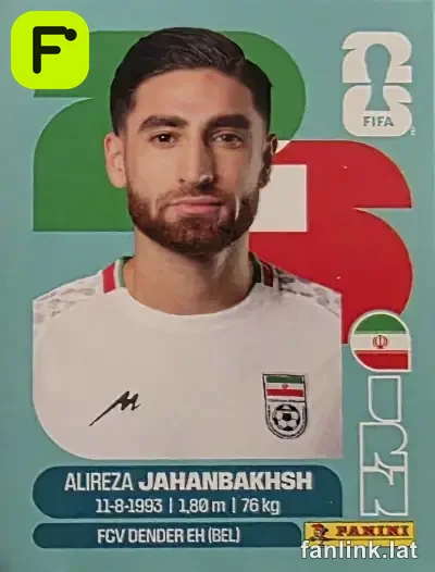 Alireza Jahanbakhsh #IRN19 — Lámina Panini FIFA World Cup 2026