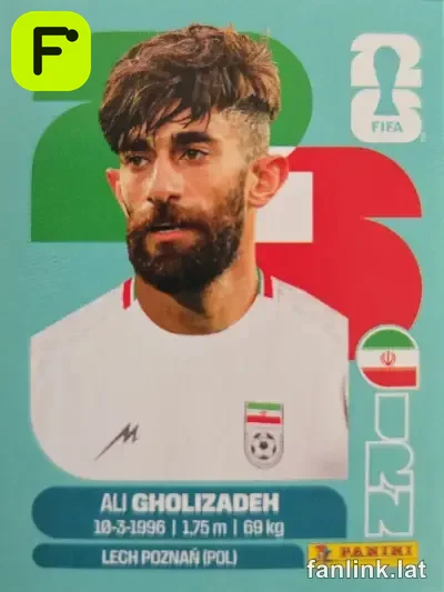 Ali Gholizadeh #IRN20 — Lámina Panini FIFA World Cup 2026