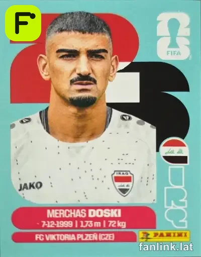 Merchas Doski #IRQ6 — Lámina Panini FIFA World Cup 2026