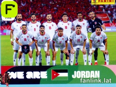 Team Photo #JOR13 — Lámina Panini FIFA World Cup 2026