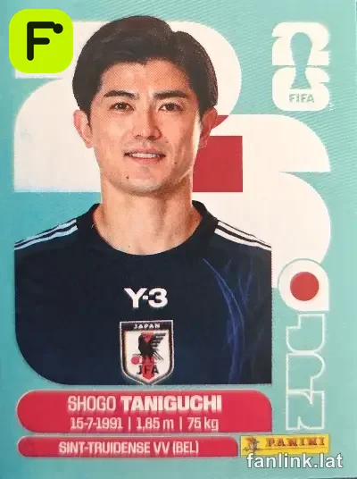 Shogo Taniguchi #JPN6 — Lámina Panini FIFA World Cup 2026