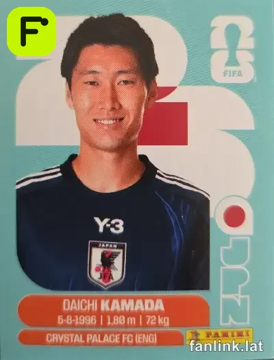 Daichi Kamada #JPN11 — Lámina Panini FIFA World Cup 2026