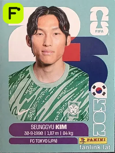 Seung-Gyu Kim #KOR3 — Lámina Panini FIFA World Cup 2026
