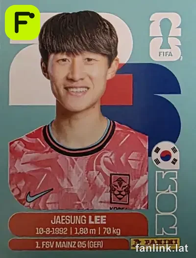 Jae-sung Lee #KOR10 — Lámina Panini FIFA World Cup 2026