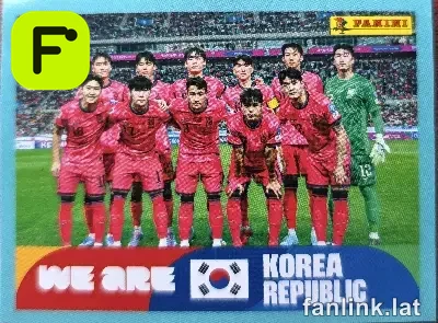 Team Photo #KOR13 — Lámina Panini FIFA World Cup 2026