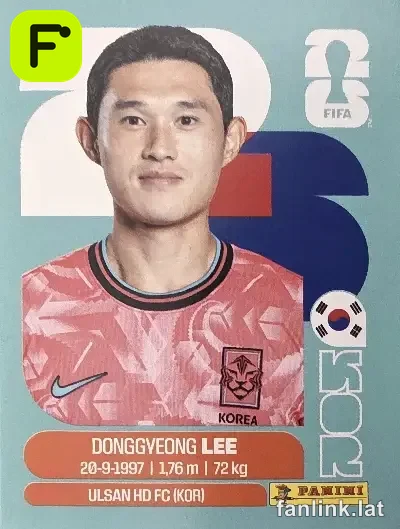 Dongg-yeong Lee #KOR16 — Lámina Panini FIFA World Cup 2026