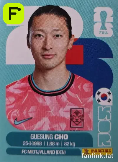Gue-sung Cho #KOR17 — Lámina Panini FIFA World Cup 2026