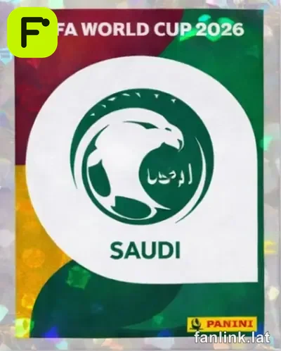 Emblem #KSA1 — Lámina Panini FIFA World Cup 2026