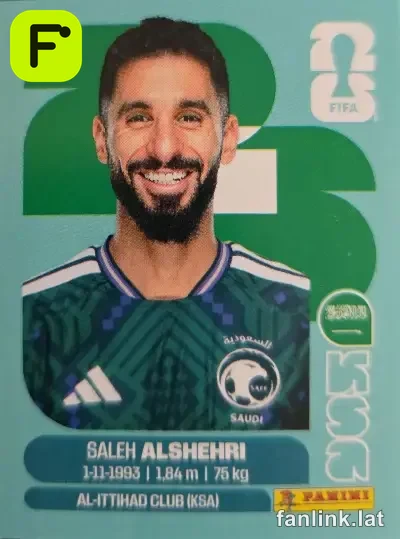 Saleh Alshehri #KSA19 — Lámina Panini FIFA World Cup 2026