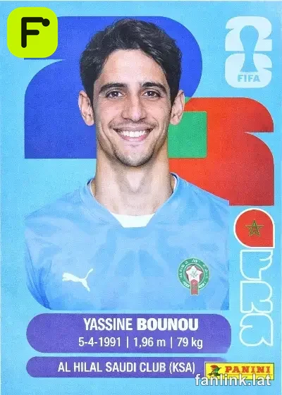 Yassine Bounou #MAR2 — Lámina Panini FIFA World Cup 2026