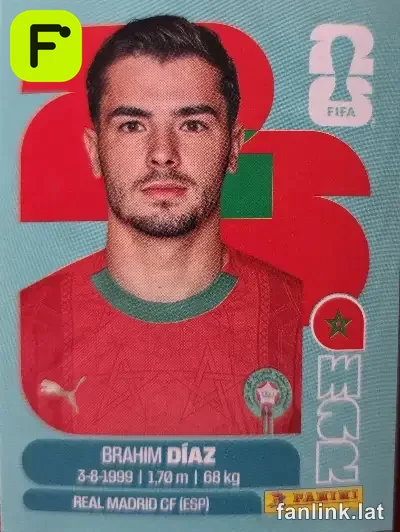 Brahim Diaz #MAR19 — Lámina Panini FIFA World Cup 2026