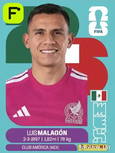 Luis Malagón #MEX2 — Lámina Panini FIFA World Cup 2026