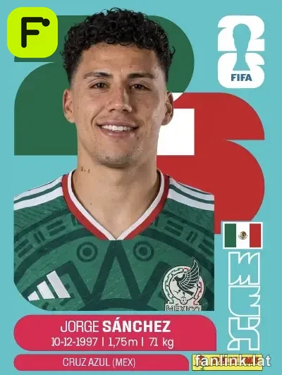 Jorge Sánchez #MEX4 — Lámina Panini FIFA World Cup 2026