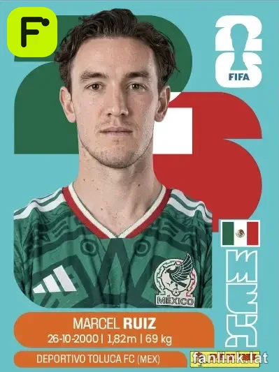 Marcel Ruiz #MEX12 — Lámina Panini FIFA World Cup 2026
