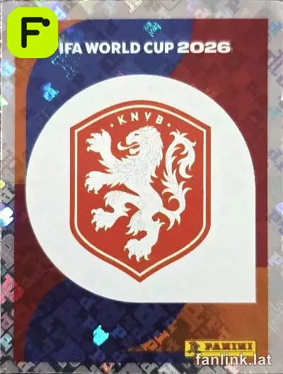 Emblem #NED1 — Lámina Panini FIFA World Cup 2026