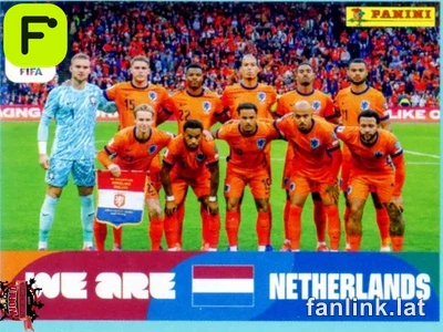 Team Photo #NED13 — Lámina Panini FIFA World Cup 2026