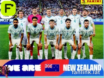 Team Photo #NZL13 — Lámina Panini FIFA World Cup 2026