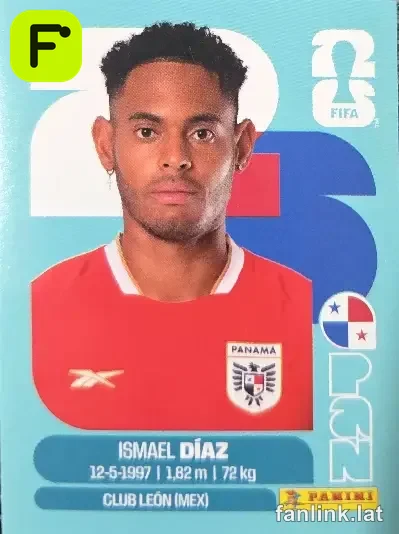 Ismael Díaz #PAN16 — Lámina Panini FIFA World Cup 2026