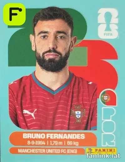 Bruno Fernandes #POR10 — Lámina Panini FIFA World Cup 2026