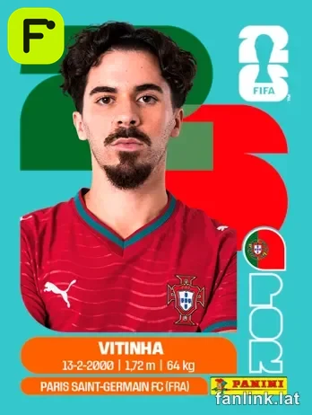 Vitinha #POR12 — Lámina Panini FIFA World Cup 2026