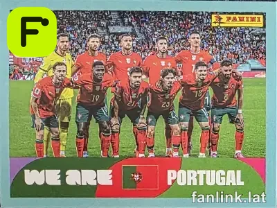 Team Photo #POR13 — Lámina Panini FIFA World Cup 2026