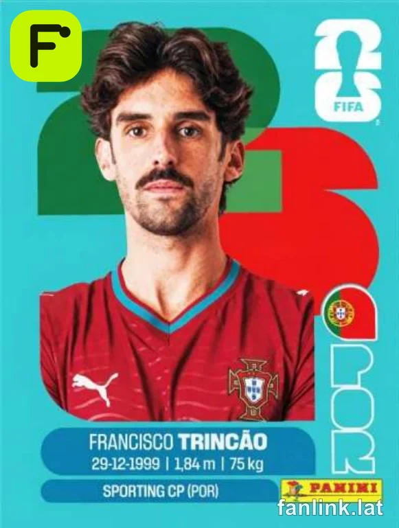 Francisco Trincao #POR16 — Lámina Panini FIFA World Cup 2026