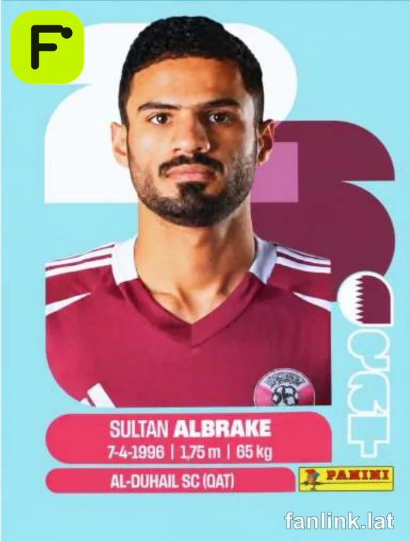 Sultan Albrake #QAT3 — Lámina Panini FIFA World Cup 2026