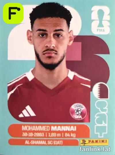 Mohamed Al-Mannai #QAT9 — Lámina Panini FIFA World Cup 2026