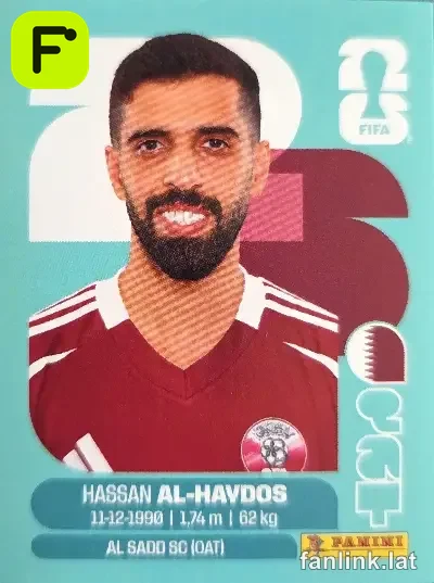 Hassan Al-Haydos #QAT16 — Lámina Panini FIFA World Cup 2026