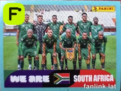 Team Photo #RSA13 — Lámina Panini FIFA World Cup 2026