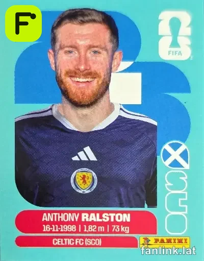 Anthony Ralston #SCO9 — Lámina Panini FIFA World Cup 2026