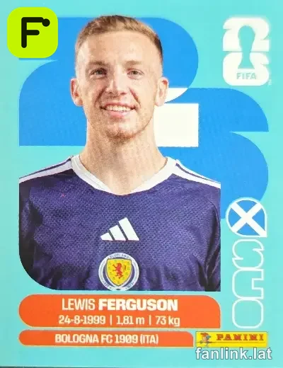 Lewis Ferguson #SCO14 — Lámina Panini FIFA World Cup 2026