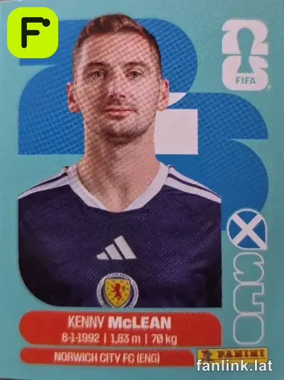 Kenny McLean #SCO16 — Lámina Panini FIFA World Cup 2026
